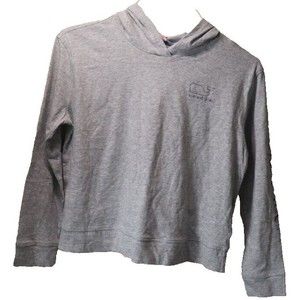 Vineyard Vines Girls Grey Graphic Hoodie Sweatshirt, Size L 14, NWT